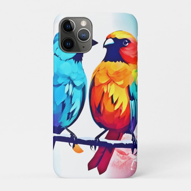 Tropical Bird Lovers Case-Mate iPhone Case (Back)