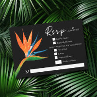 Tropical Bird of Paradise Botanical Wedding