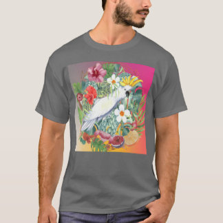 Tropical Bird retro T-Shirt