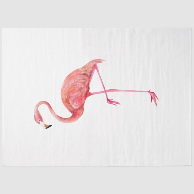 Tropical Bird Series : Flamingo Tissue Paper (Front)