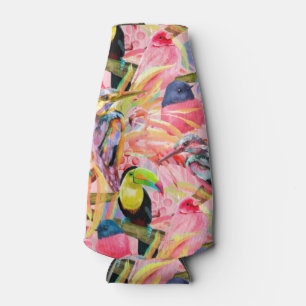 Tropical Birds Bottle Cooler