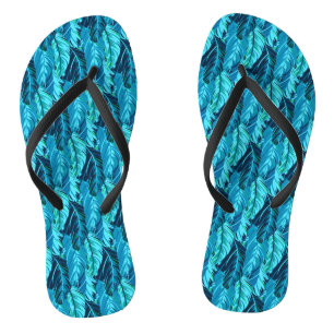 Tropical Birds Flip Flops