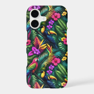 Tropical Birds Jungle Dreams Seamless Surface Patt
