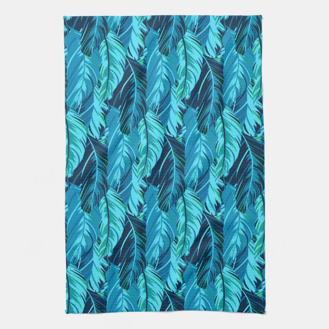 Tropical Birds Kitchen Towel (Vertical)