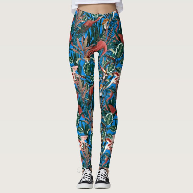 Tropical birds Leggings (Devant)