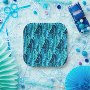 Tropical Birds Paper Plate