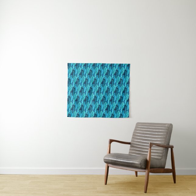 Tropical Birds Tapestry (In Situ (Horizontal))