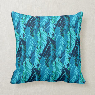 Tropical Birds Throw Pillow