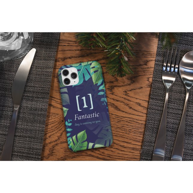 Tropical Bliss Motivational Phone Case  (Creator Uploaded)