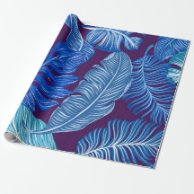 tropical blue leaves