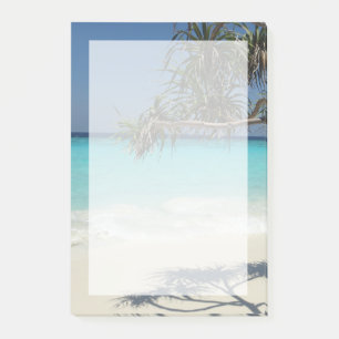 Tropical Blue Ocean Beach Scene Photo Post-it Notes