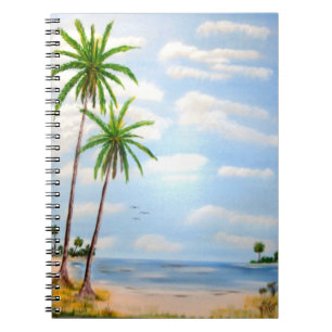 Tropical Blue Sky Notebook