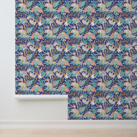 Tropical Blue Sloth Pattern