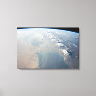 Tropical Blue Waters Of The Persian Gulf. 2 Canvas Print