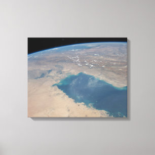 Tropical Blue Waters Of The Persian Gulf. Canvas Print