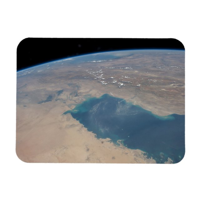 Tropical Blue Waters Of The Persian Gulf. Magnet (Horizontal)