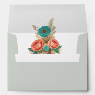 Tropical Blues & Greens Eco Beach Enveloppe de mar