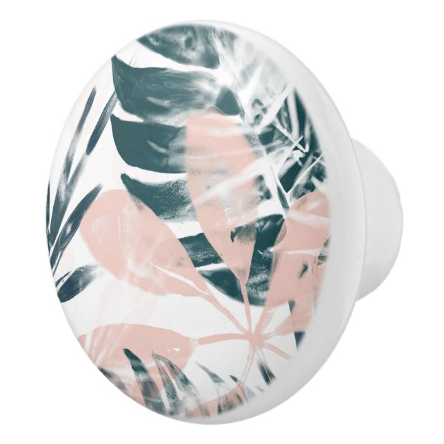 Tropical Blush Ceramic Knob (Right)