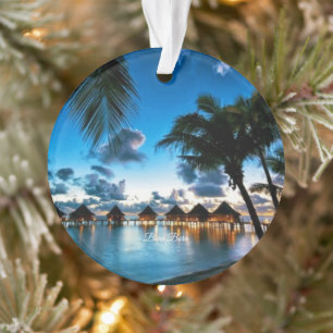 Tropical Bora Bora Ornament