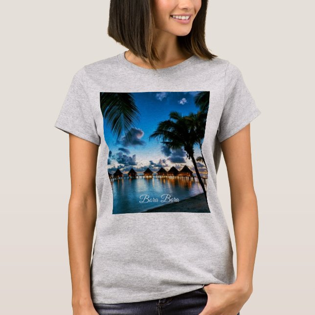 Tropical Bora Bora T-Shirt (Front)