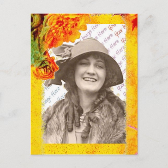 Tropical Borders photo template Postcard (Front)