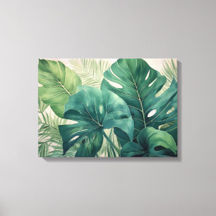 Tropical Botanical Bliss Canvas Print