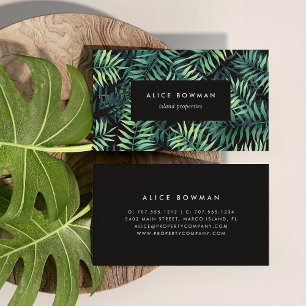 Tropical Botanical Business Card