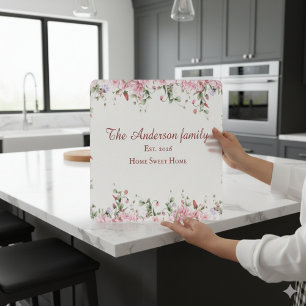 Tropical Botanical Cutting Board