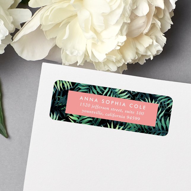Tropical Botanical Return Address (Creator Uploaded)
