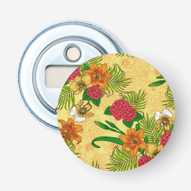 Tropical bouquet bottle opener (Front)