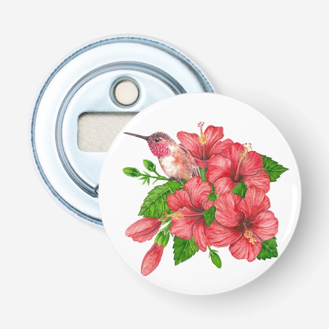 Tropical bouquet bottle opener (Front)