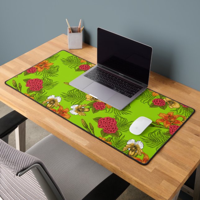 Tropical bouquet desk mat (Office 2)
