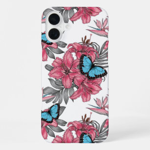 Tropical bouquet iPhone 16 plus case