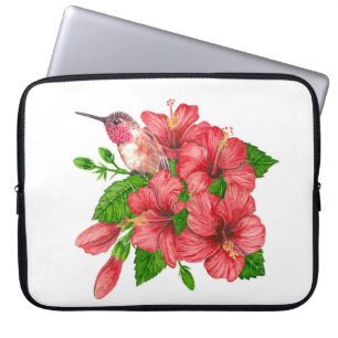 Tropical bouquet laptop sleeve