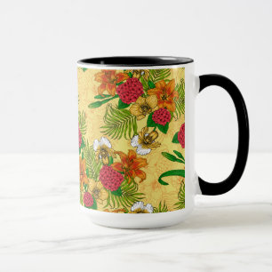 Tropical bouquet mug