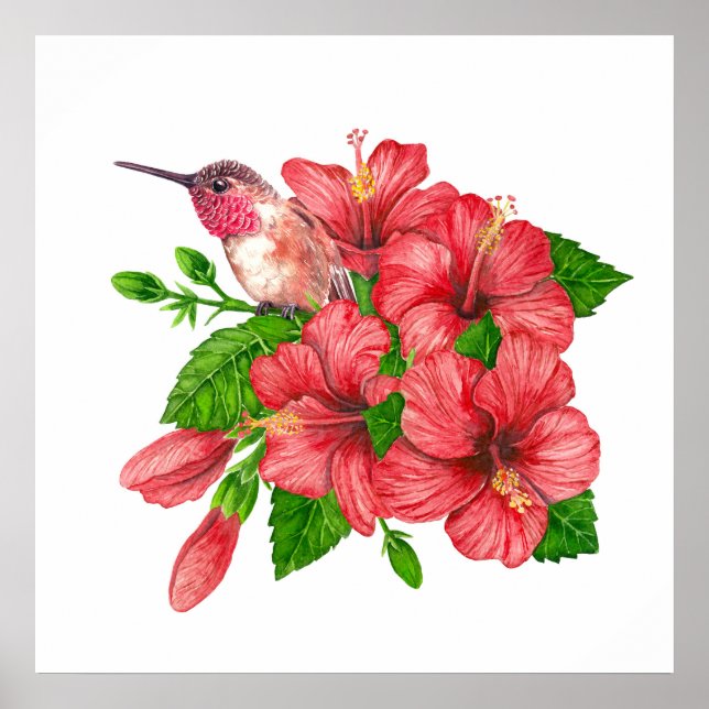 Tropical bouquet poster (Front)