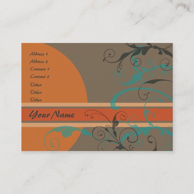 Tropical Breeze Business Card (Front)