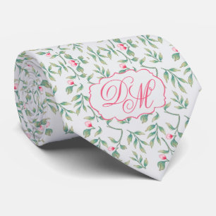 Tropical Breeze & Camilia Rose Cravate de couleur