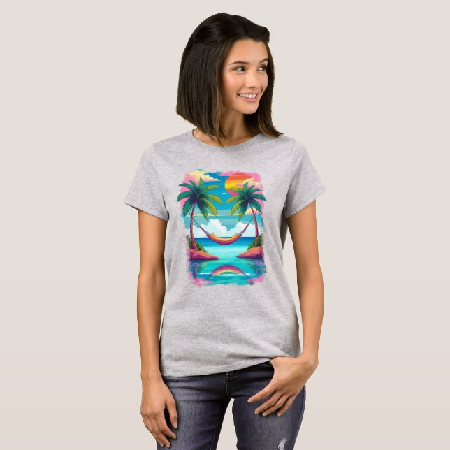 Tropical Breeze Escape T-Shirt (Front Full)