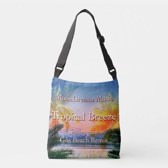 Tropical Breeze Goa Beach Crossbody Bag (Front)