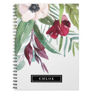 Tropical Breeze Personalized Spiral Notebook