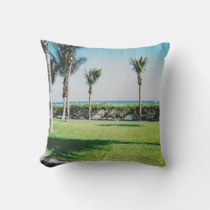 Tropical Breeze Throw Pillow