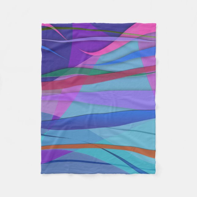 Tropical Breezes Fleece Blanket (Front)