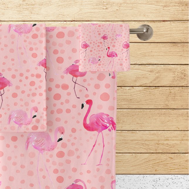 Tropical Breezy rose Flamingo Pattern (Créateur téléchargé)