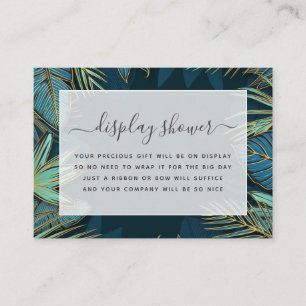 Tropical Bridal Shower Enclosure Card