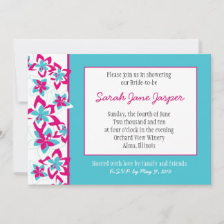 Tropical Bridal Shower invitation