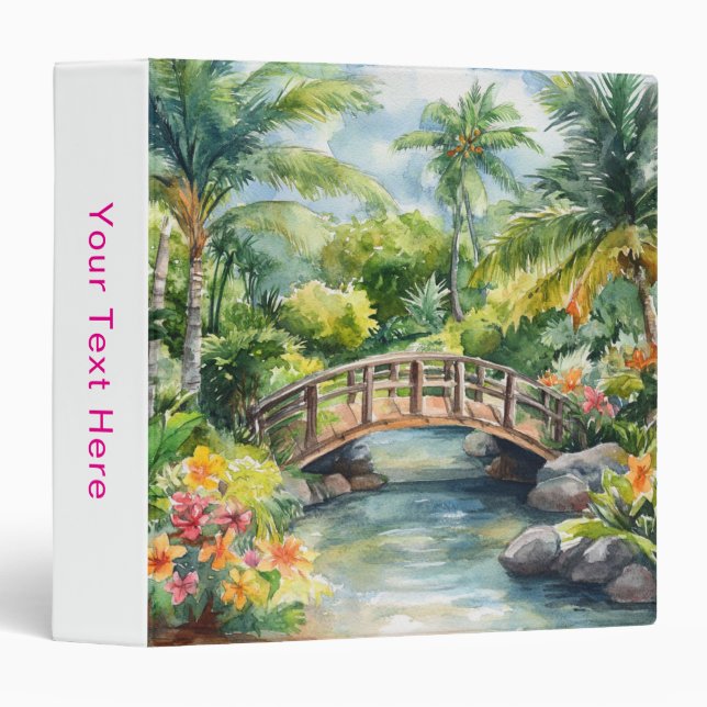 Tropical Bridge Binder (Front/Spine)