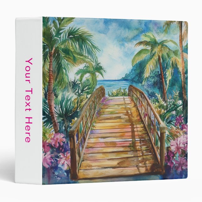 Tropical Bridge Binder (Front/Spine)