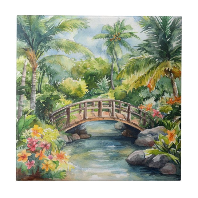 Tropical Bridge Tile (Front)