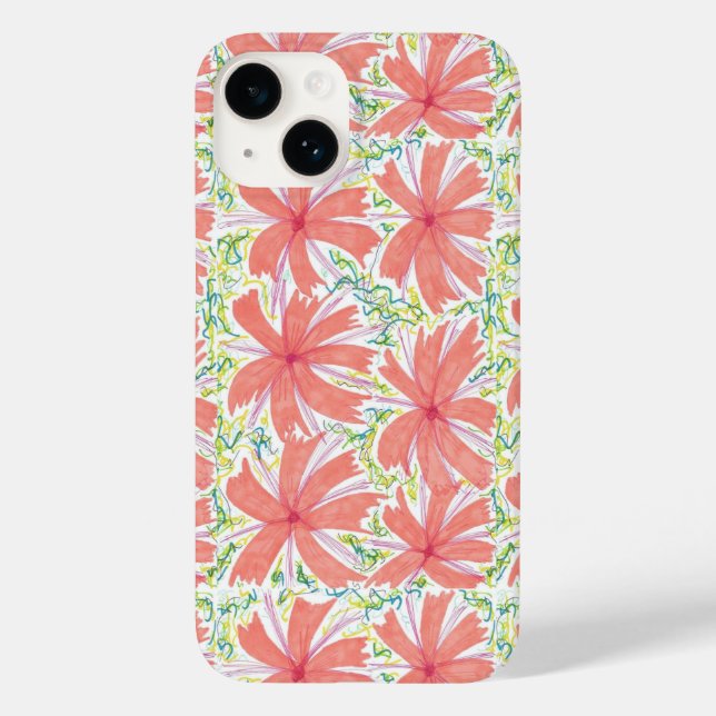 Tropical Burst iPhone Case (Back)